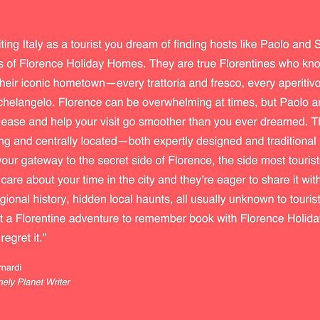 Florence Holiday Homes Santa Maria Novella Экстерьер фото
